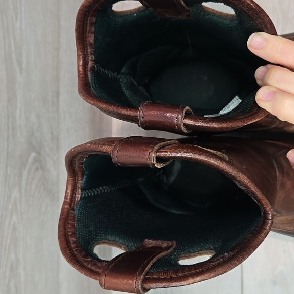 Georgia Boot Men Steel Toe G5655 12" ST Pull On Mud Dog Leather Boots 10.5W - Picture 7 of 16